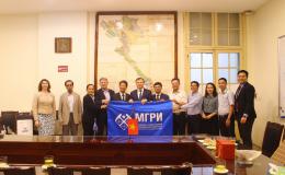 Cục Địa chất Việt Nam tiếp trường Đại học Địa chất Thăm dò Matxcova, Liên Bang Nga